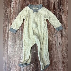 Burt’s Bees Baby Zipper Footie Pajama, 3-6 Months